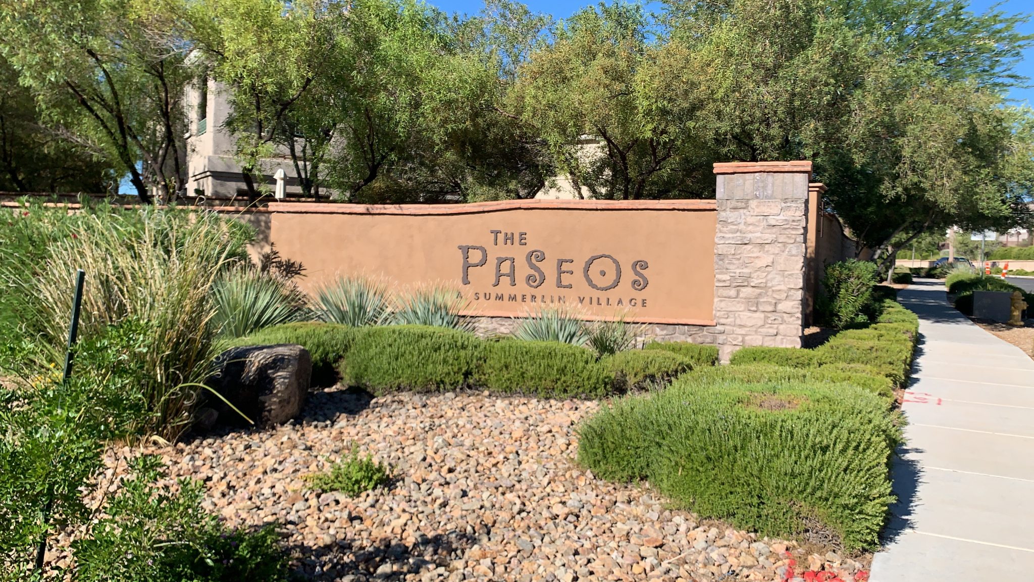 Homes for Sale in the Paseos Village in Summerlin, Las Vegas