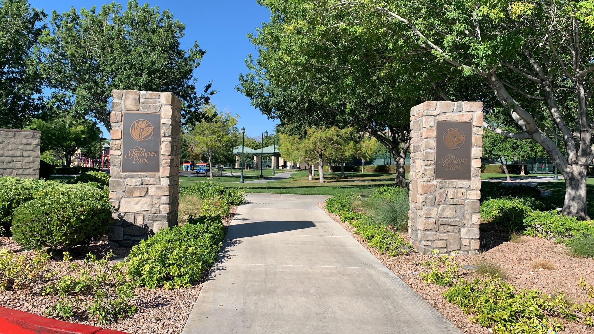 The Gardens Park Entrance