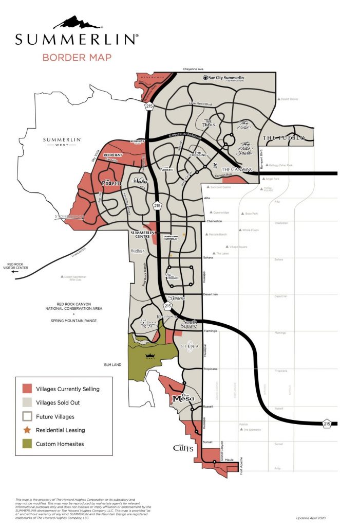 Summerlin Map