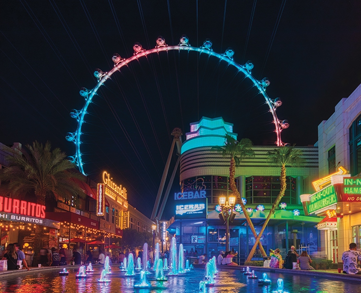 Holiday Lights at the LINQ